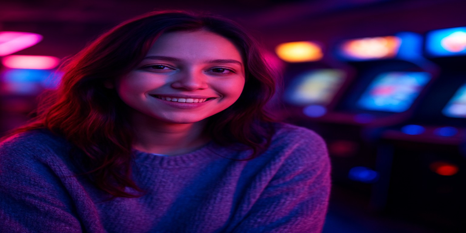 vc666-এ গেম খেলে একজন নারী আনন্দ উপভোগ করছেন